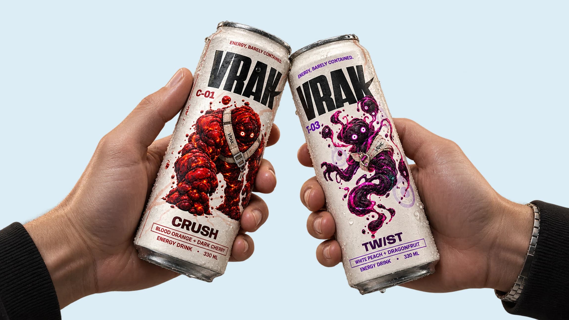 VRAK beverage brand campaign